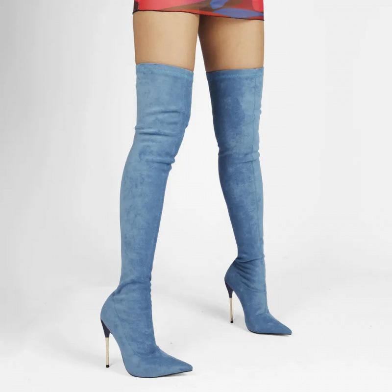 Cross-border Foreign Trade Womens Autumn Winter Sexy Suede Boots
