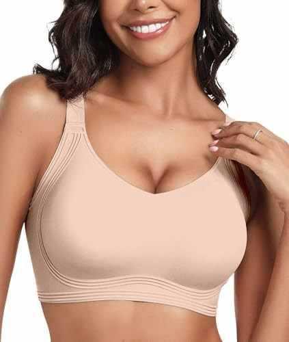 Seamless Uplift Bra, Wire-free, Full Coverage