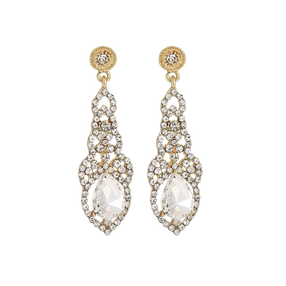 Fashionable Creative Retro Teardrop Tassel Long Earrings