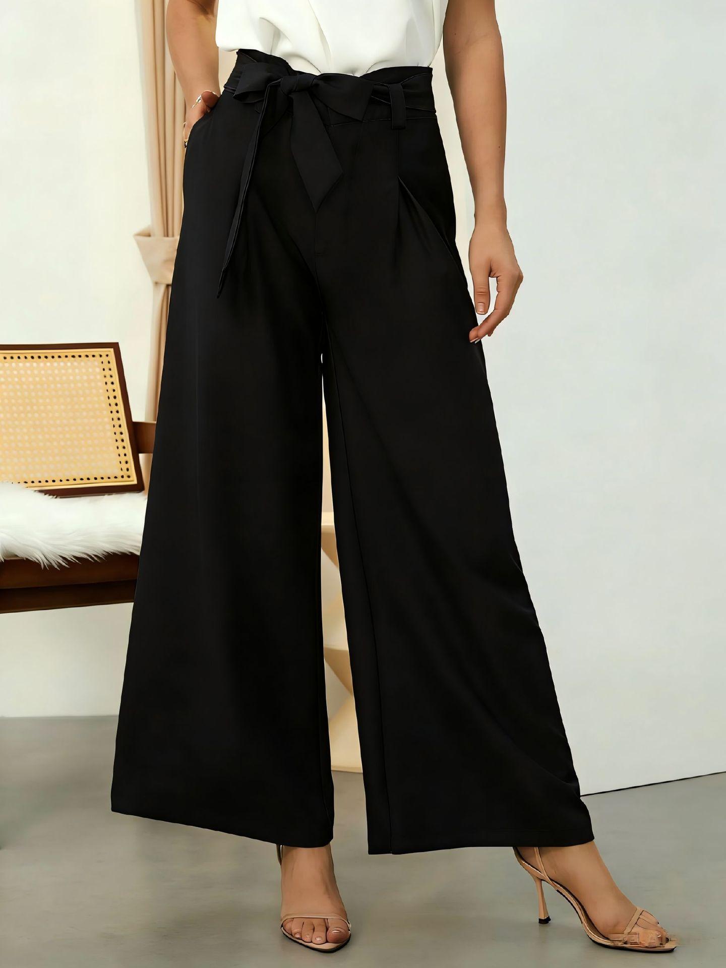 Trendy Stylish Lace-up Commuter Suit Pants