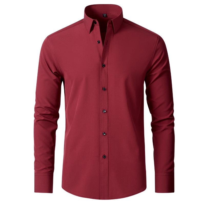Full Elastic Force Shirt Men's Shirt Non-ironing Anti-wrinkle