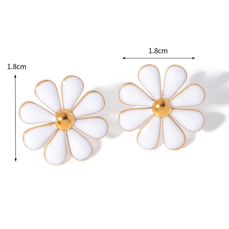Stylish High-end Stainless Steel Titanium Earrings For Women