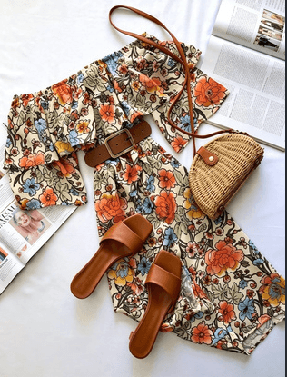 Resort Floral Dress