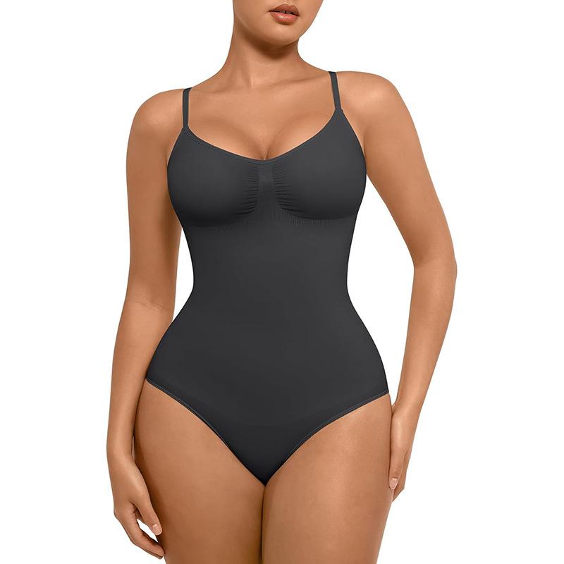 Seamless Body Shaping Crotchless Triangle Tummy Control Jumpsuit