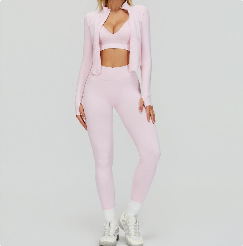 Sakura powder / L / Bra and pants and jacket