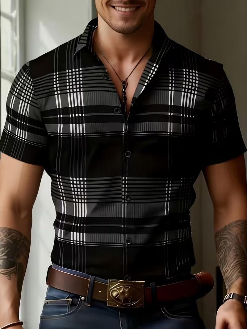 Printed Men's Summer Shirt Europe