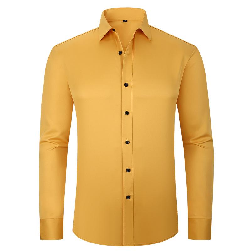 Full Elastic Force Shirt Men's Shirt Non-ironing Anti-wrinkle