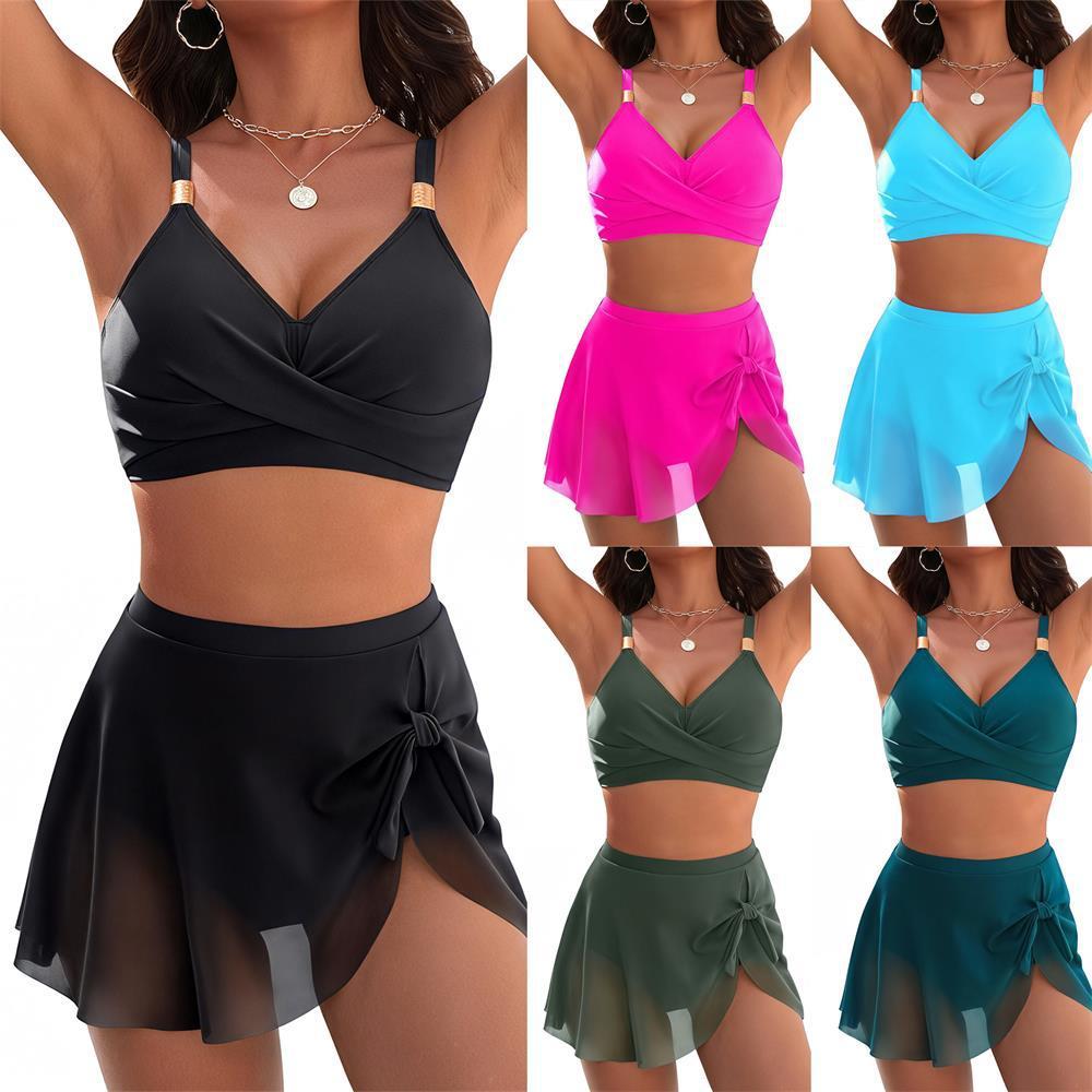 Fashion Mesh Patchwork Women's Bikini Swimsuit