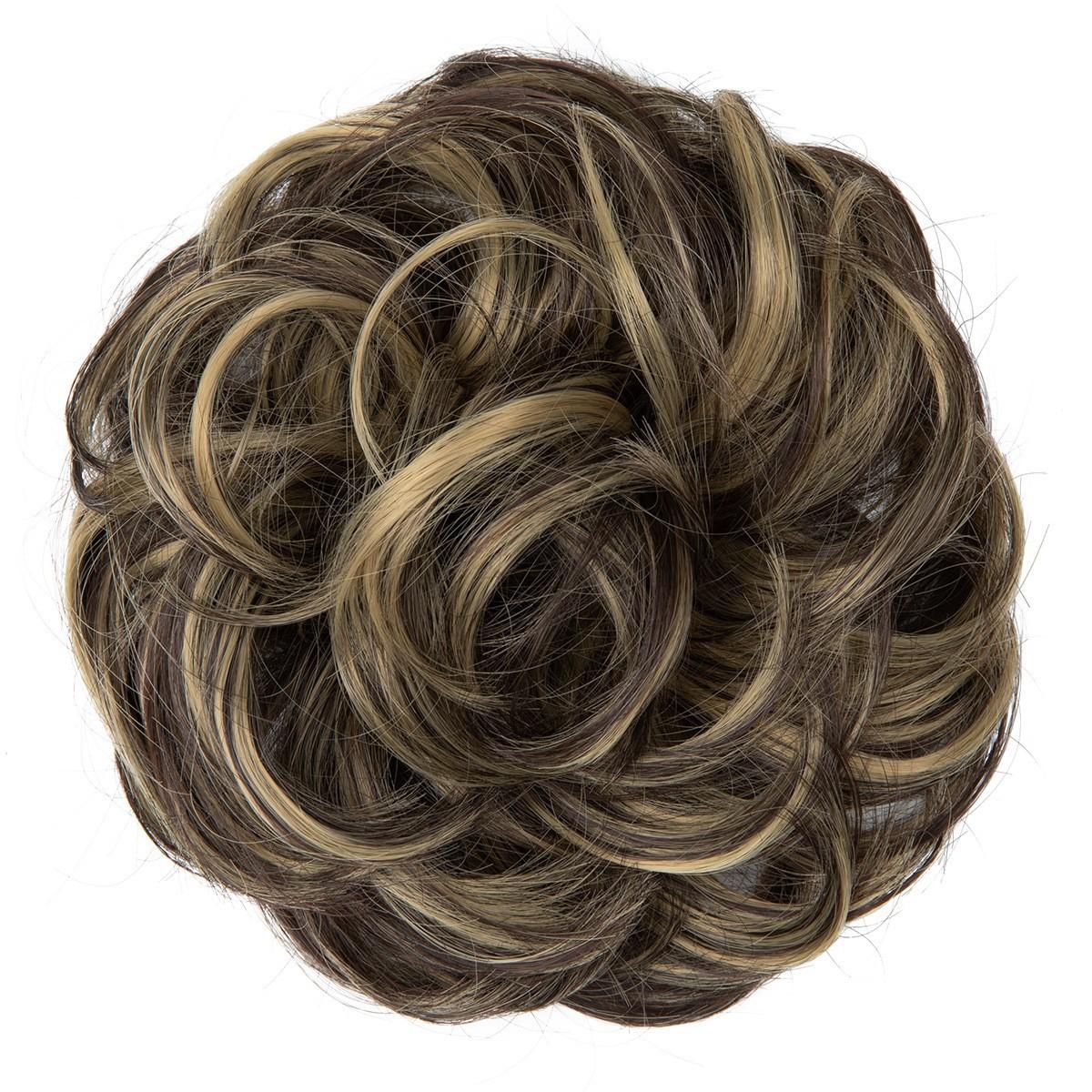 High-temperature Silk Hair Tie Womens Bun Elastic Hairband Voluminous Natural Curls