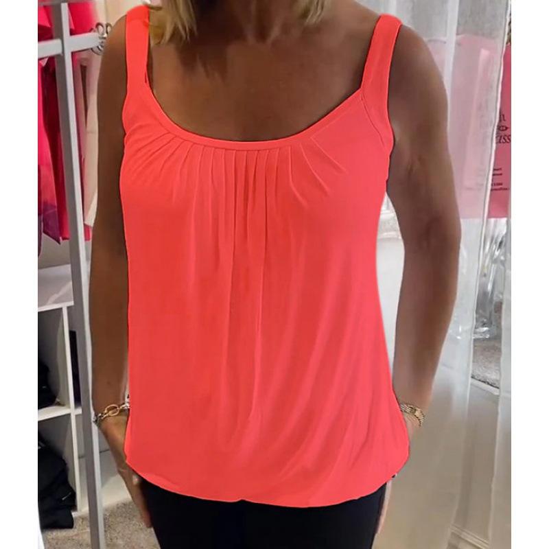 Womens Casual Sleeveless Tank Top