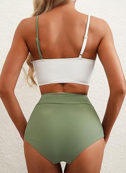 Cropped Color-blocked Slim-fit Inner Top