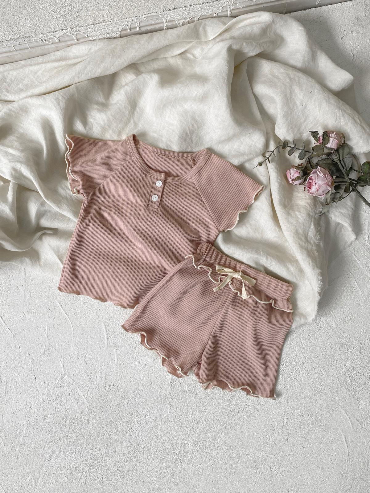 Short-sleeve T-shirt And Shorts Two-piece Set