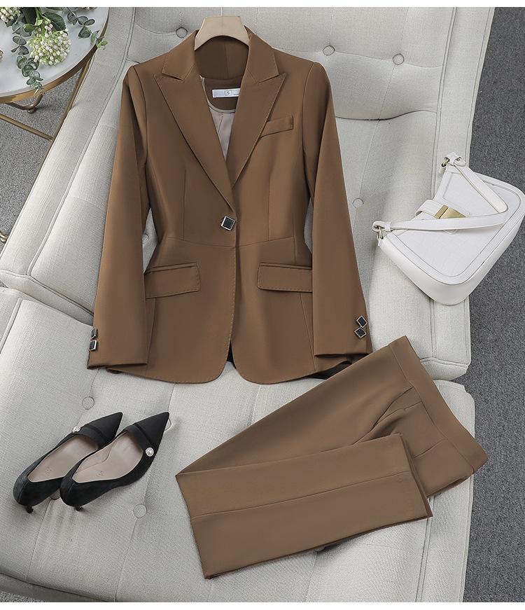 Elegant Goddess-Like High-End Blazer For Spring And Autumn Professional Wear