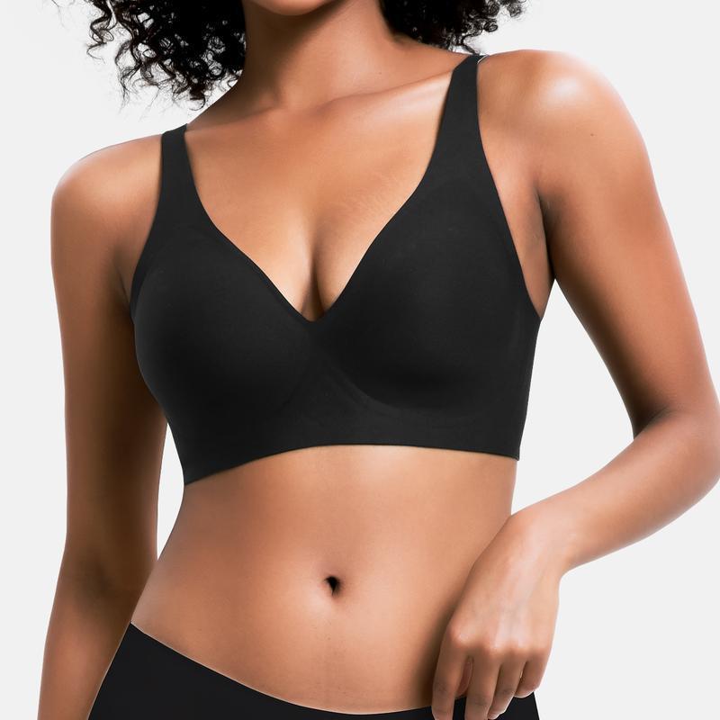 Women's Solid Color Portable Home Bra