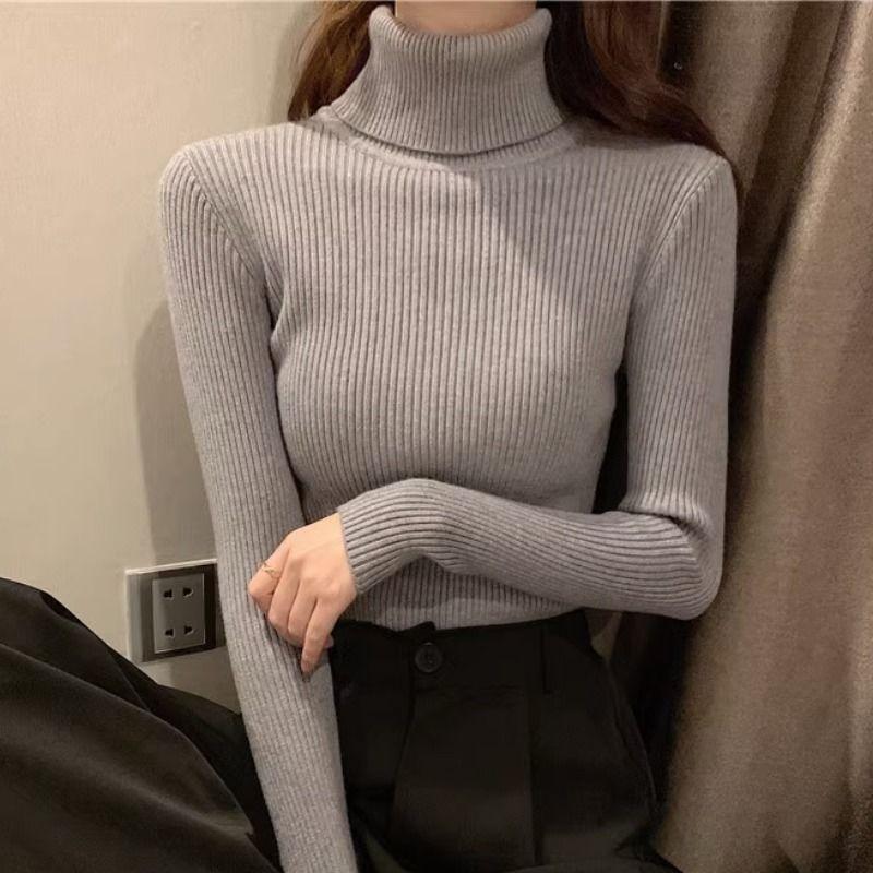 Turtleneck Knitted Sweater For Women AutumnWinter New Arrival