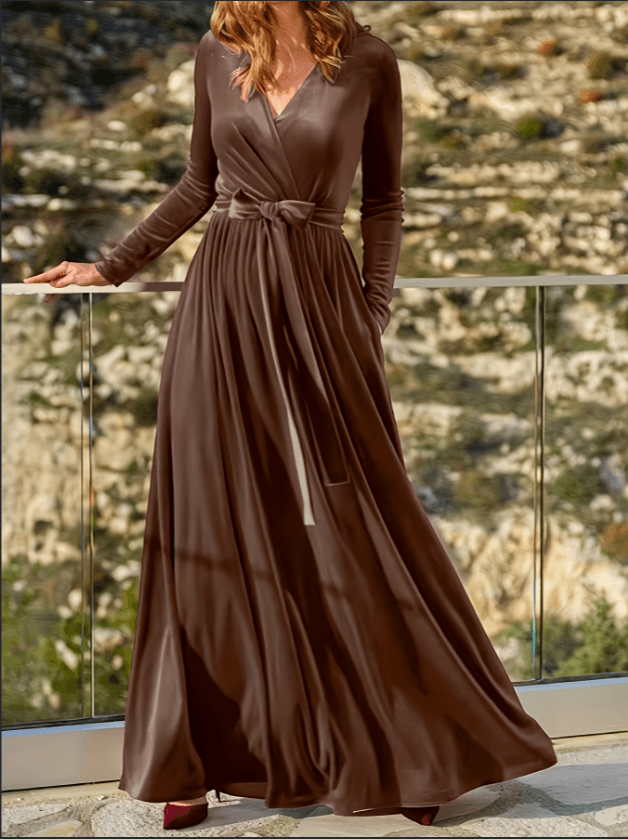 Velvet Evening Gown