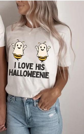 Matching Halloween Couple Shirt Unisex Funny Gifts For Coupl