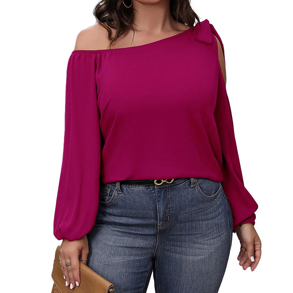 Women's Elegant Bow Loose Slim-fit Shirt With Unique Design Long Sleeve Top