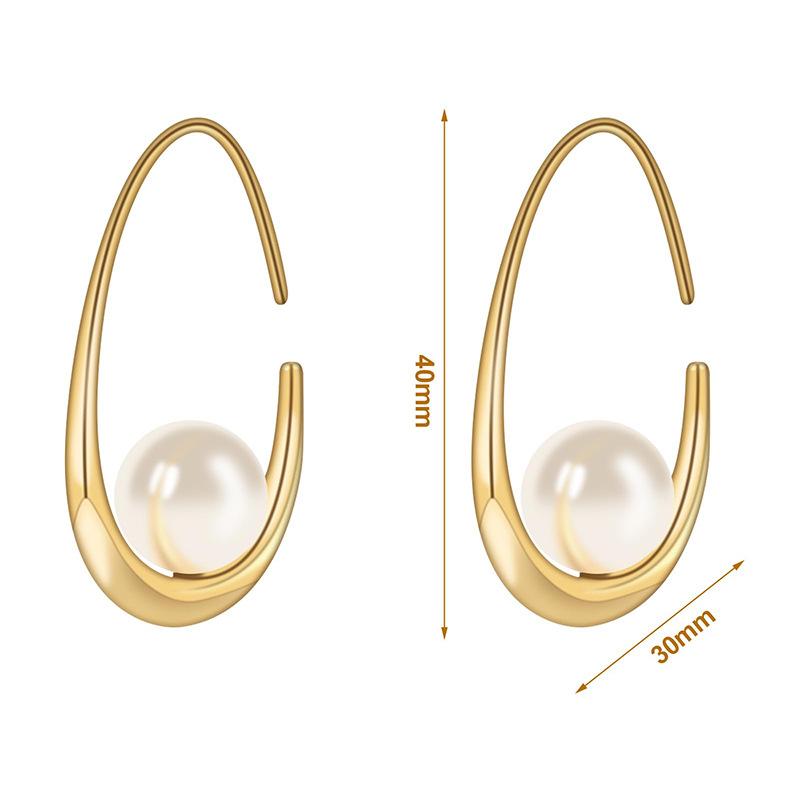 Stainless Steel High-End Irregular Trendy Earrings
