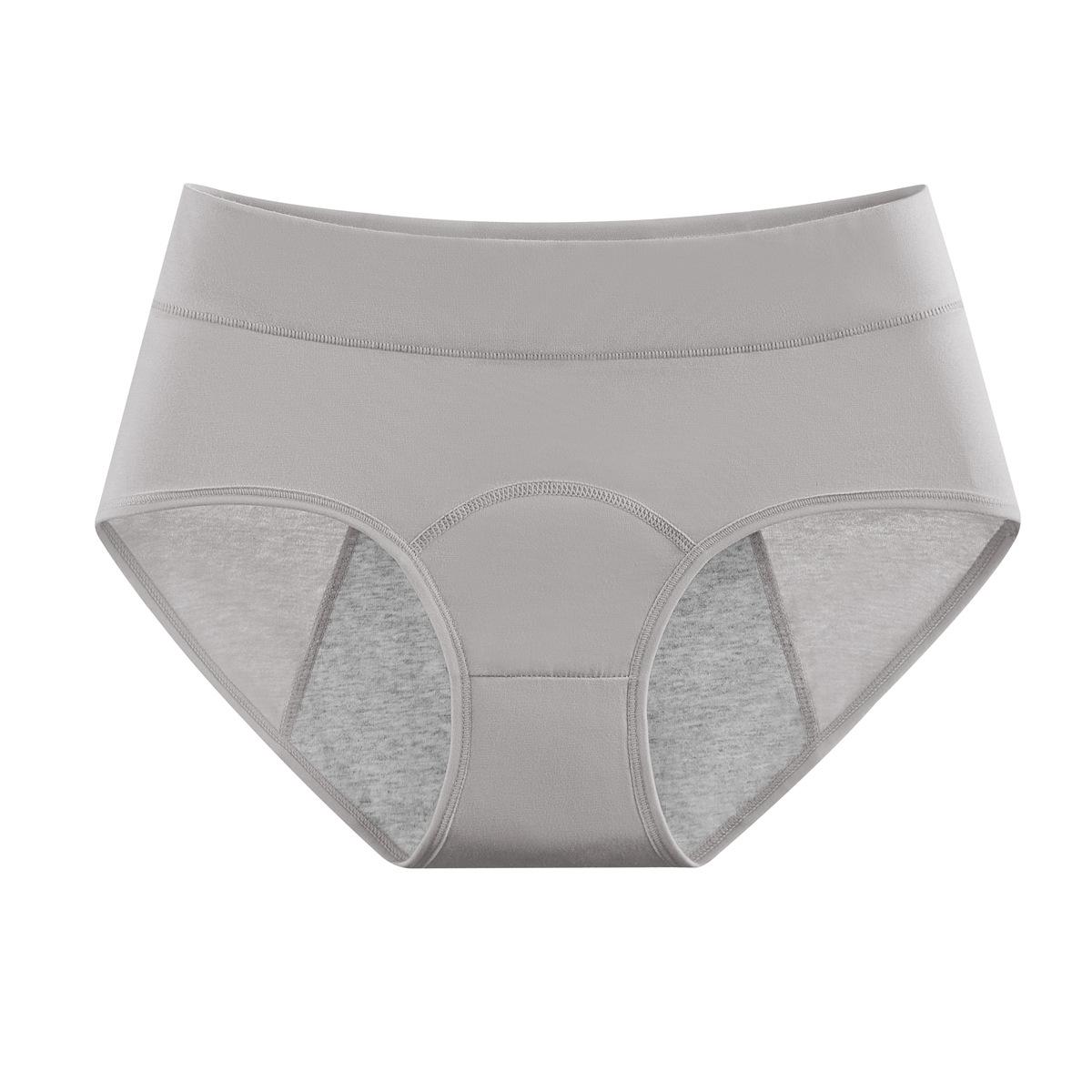 Cotton High-waist Period Panties  Leak-proof Side Panels For Menstrual Protection