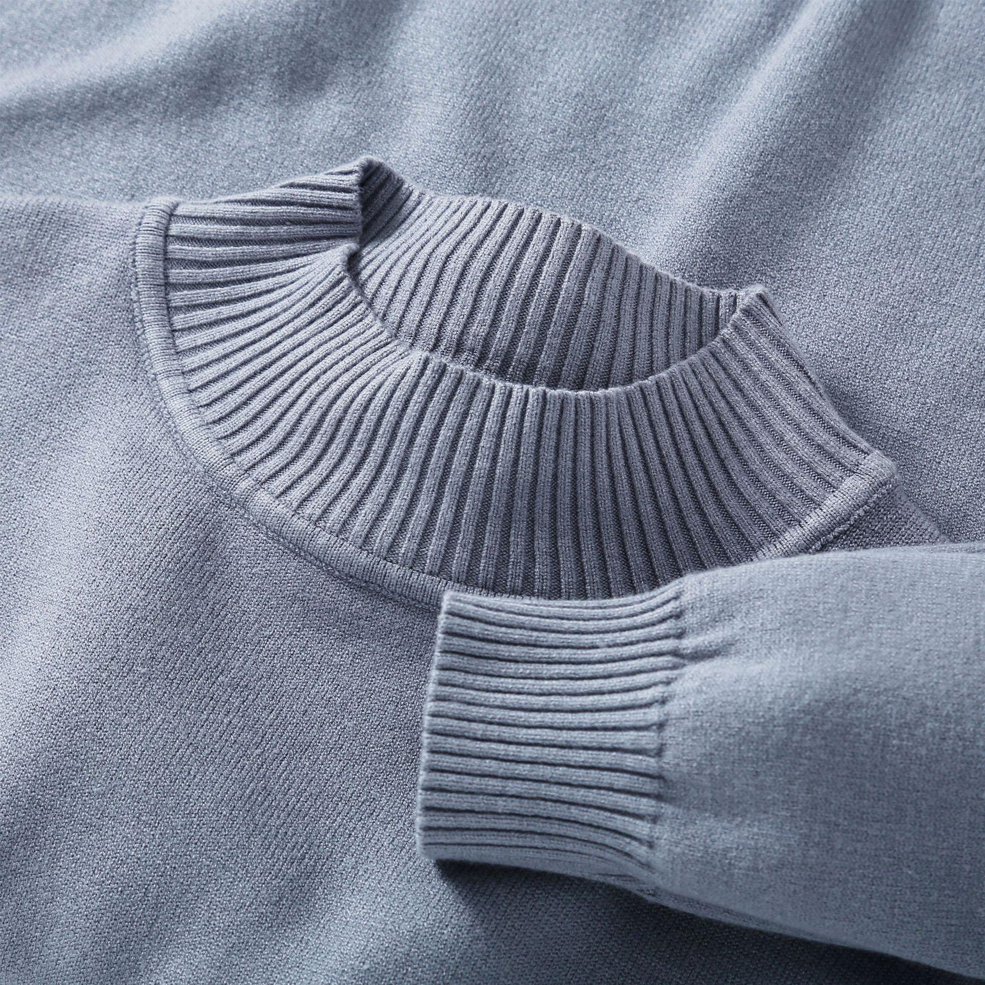 Half Turtleneck Blue Gray / M