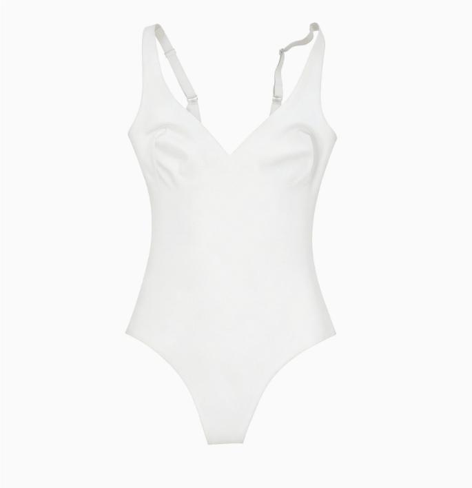 Adjustable-strap Shapewear Bodysuit With Tummy-control For A Beautiful Back