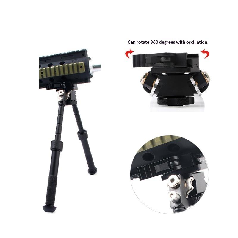 Outdoor Tactical Tripod Foldable V8 Tripod Retractable