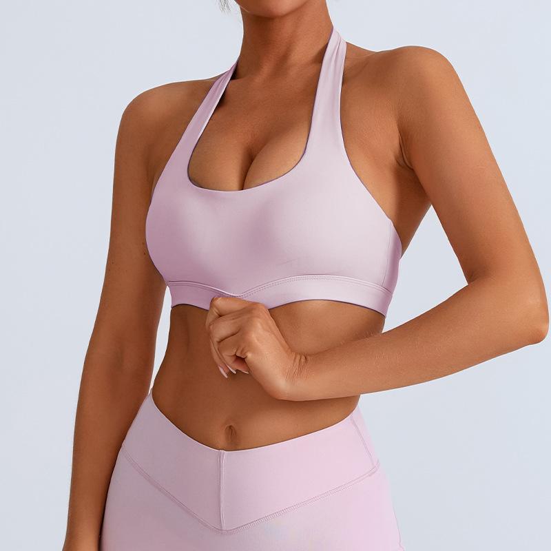 Workout Bra Chest Pad Beauty Back High Elastic Quick-drying