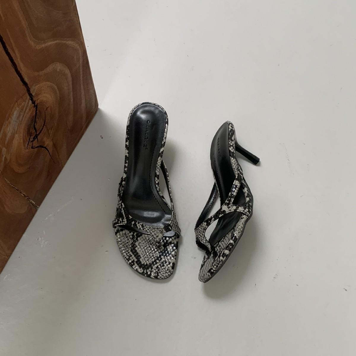 Toe Clip French Style Elegant High Heeled Sandals