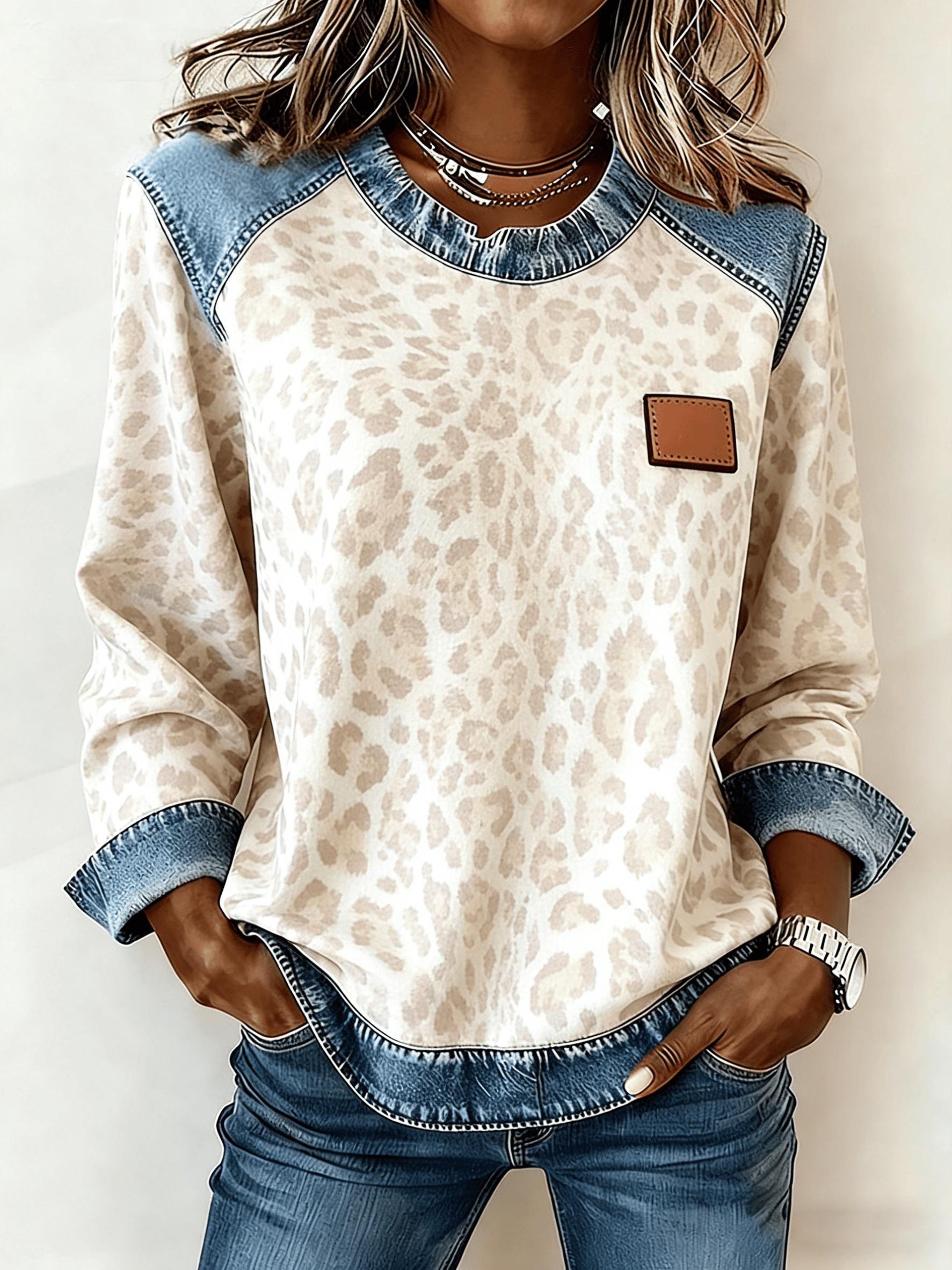 Light brown leopard print / S