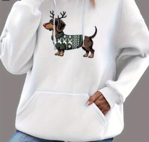 European Size Drop-shoulder Sleeve Casual Sports Hoodie Sweater
