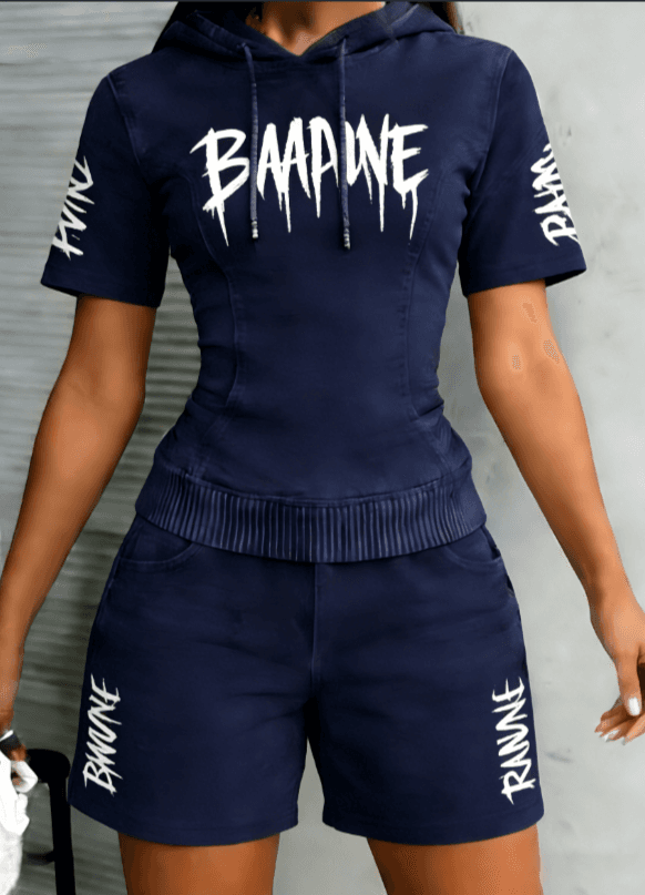 Trendy And Cool Manifesto T-shirt And Shorts Set