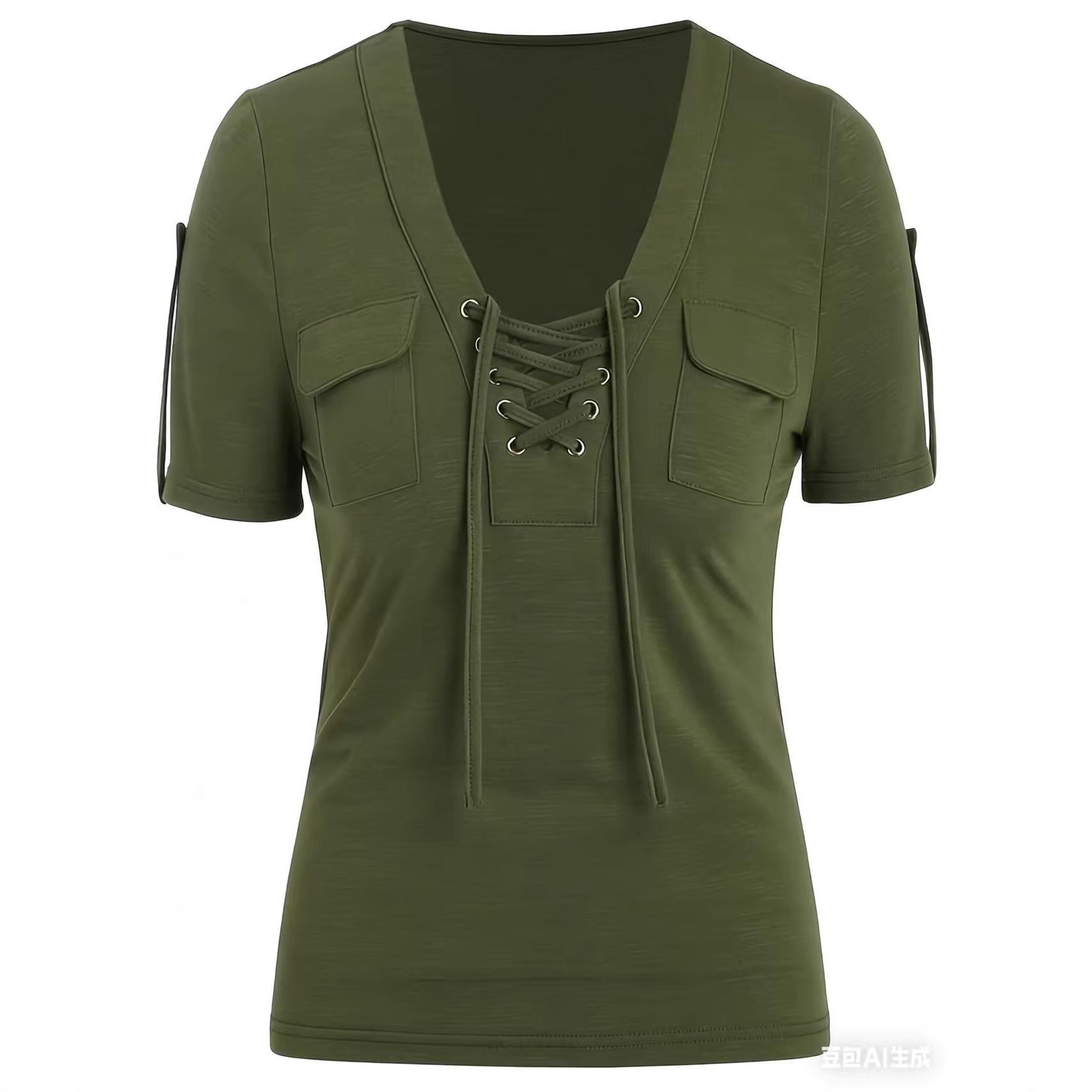 Fashionable Casual Women's Short-sleeve Top