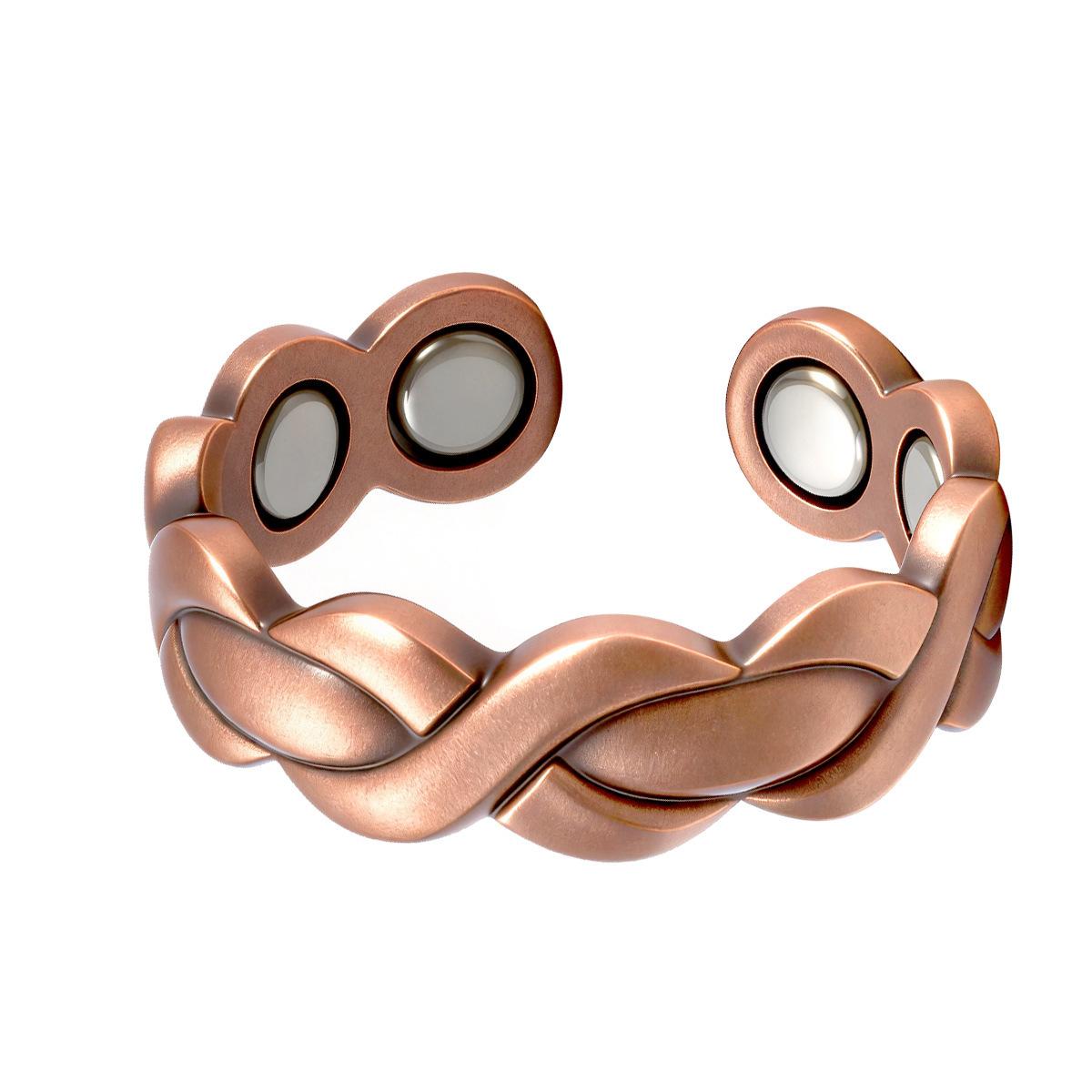 Vintage Magnetic Therapy Pure Copper Ring