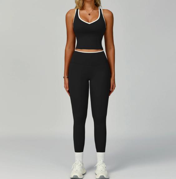 Women's Sports Suit Skinny Yoga Clothes Fitness Suit