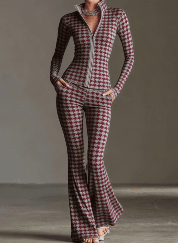 Modern Slim-fit Zipper Suit