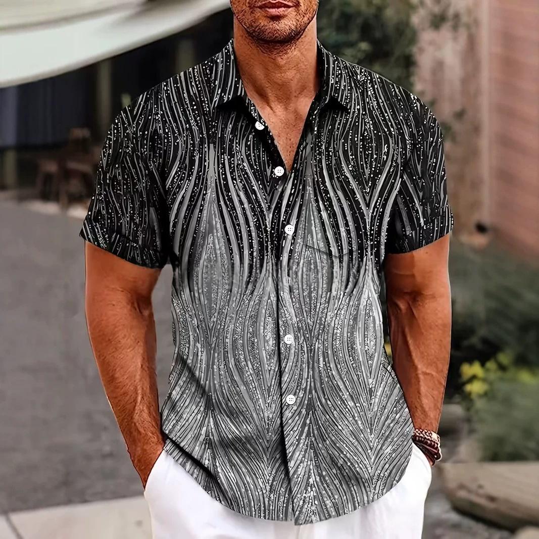 Printed Men's Summer Shirt Europe
