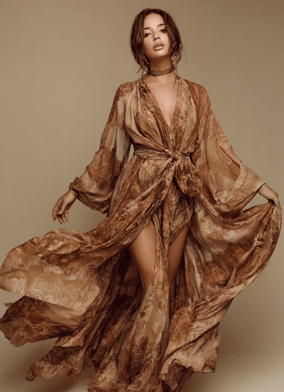 The Strength-Desert Spirit Ptinted Backless Maxi Dress