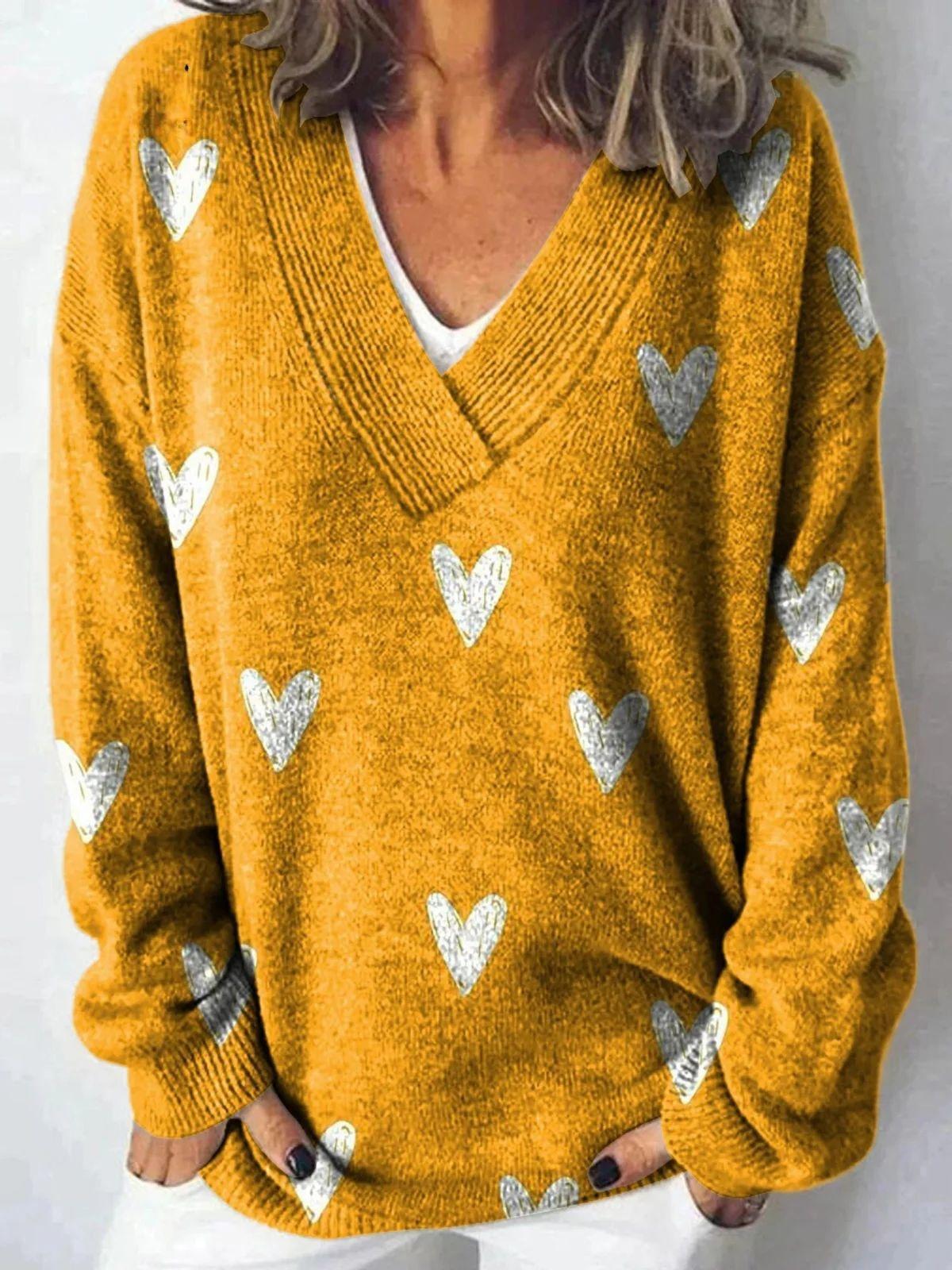 3D Animal Pattern Printed Casual Women's Sweater