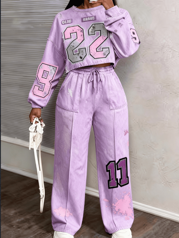 Rose PLNK Street Digital Print Set