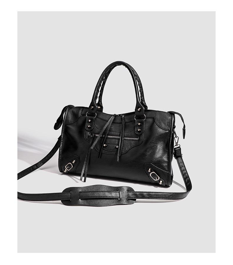 Niche-designed French-style Studded Biker Bag