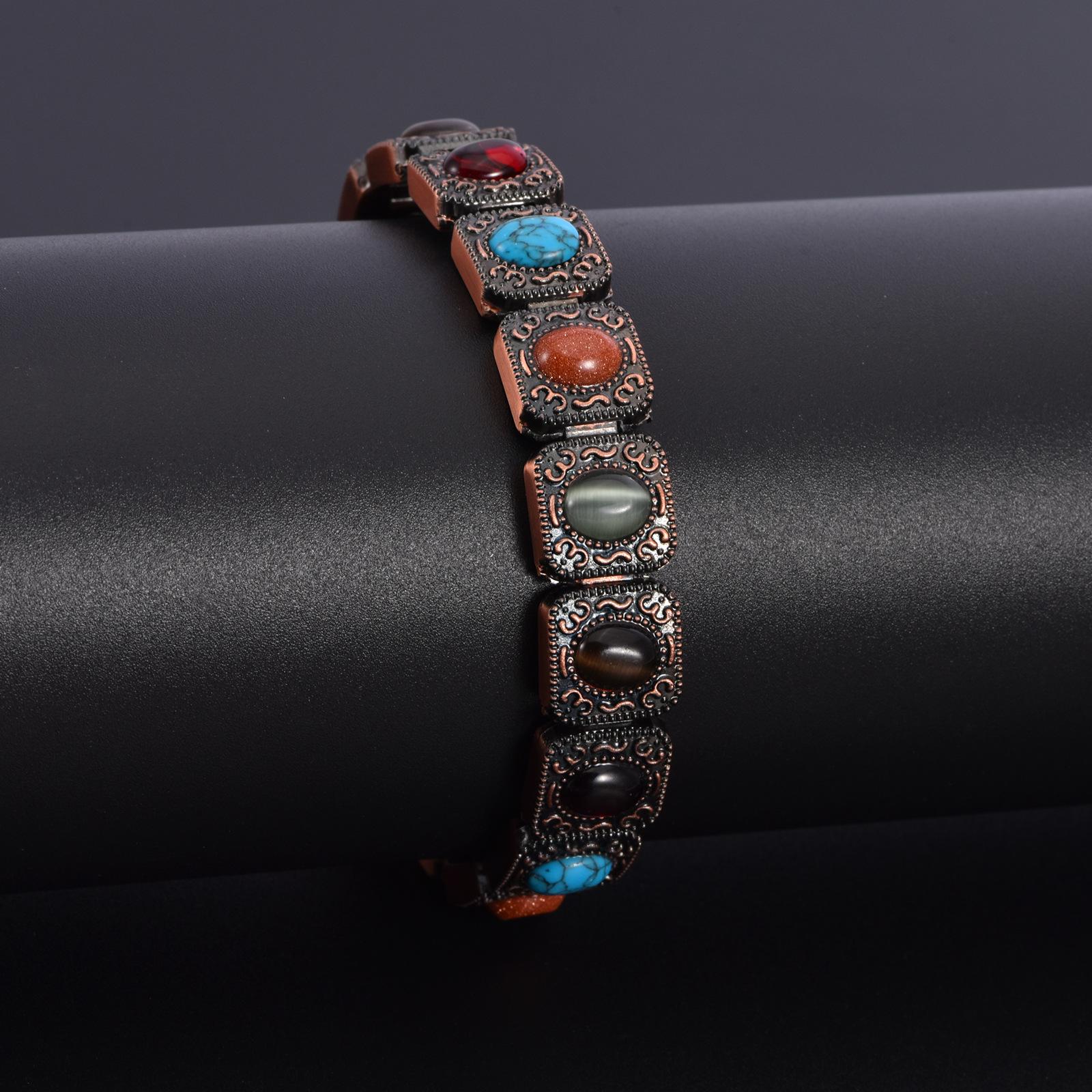 Full-Crystal Sparkling Square Bracelet For Women