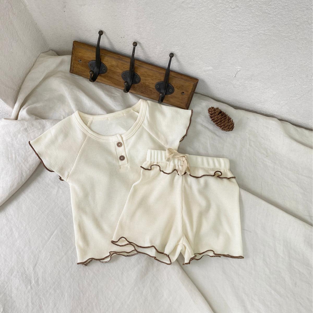 Short-sleeve T-shirt And Shorts Two-piece Set