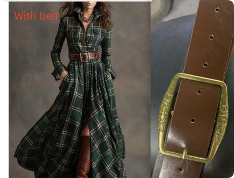 No 2 Green / L / With belt