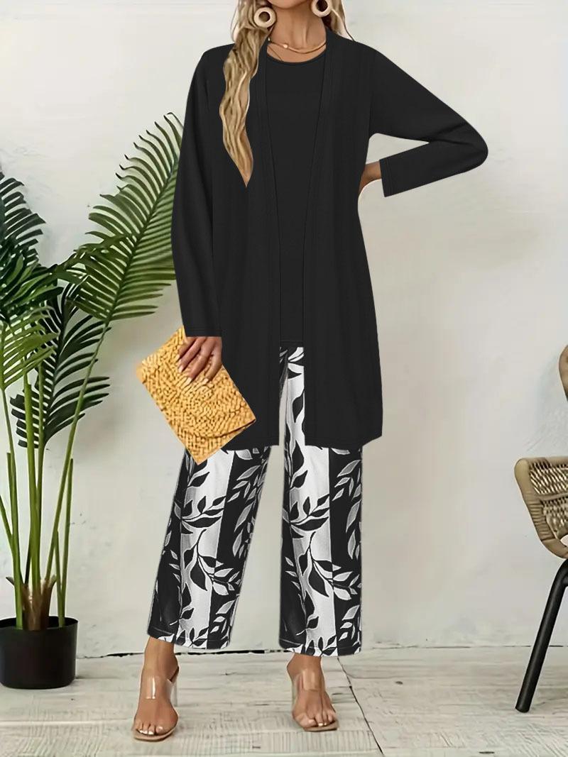 Casual Coat Vest Pants Three-piece Suit