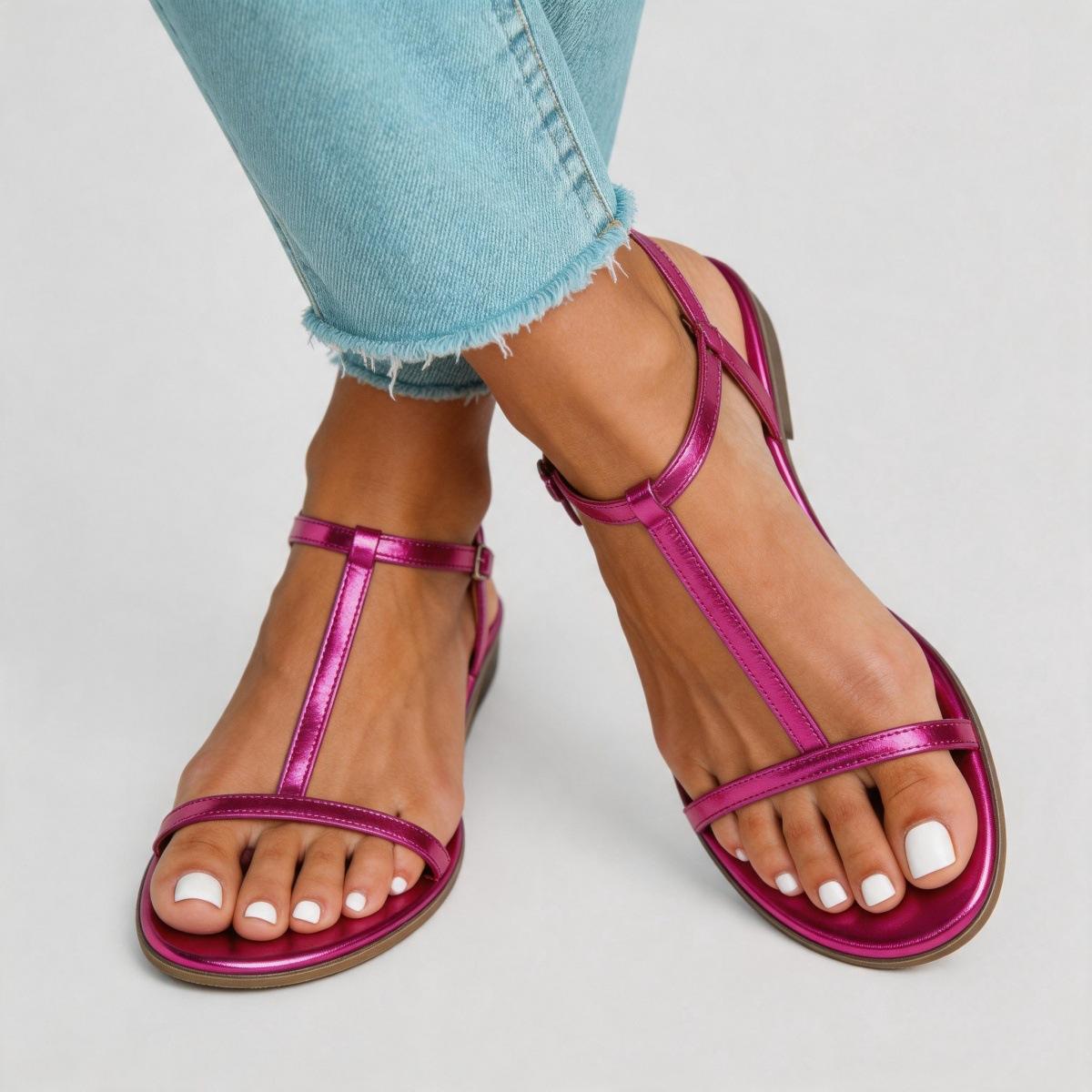 Summer Chunky-heel Sandals For Women Niche Minimalist Style