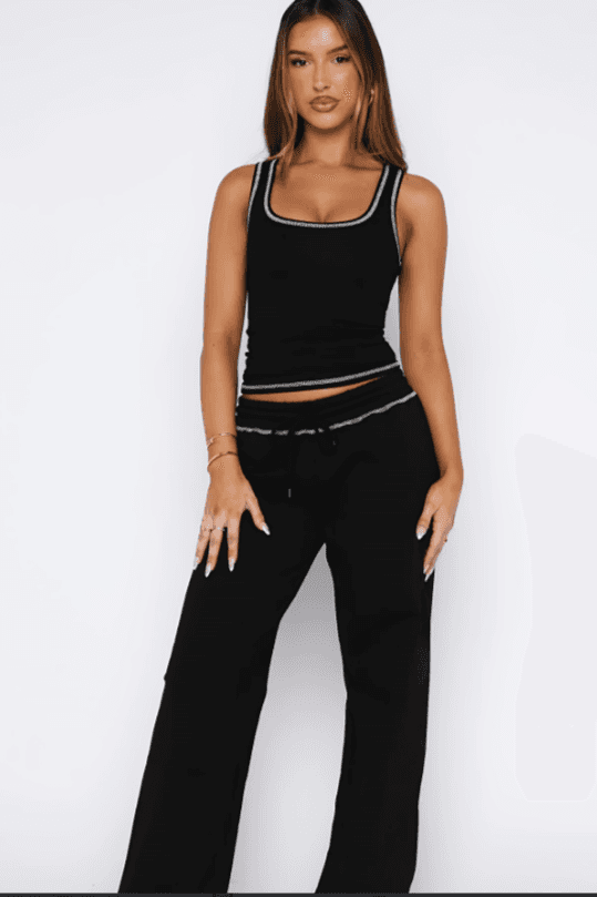 Color Blocking Casual Sports Suit