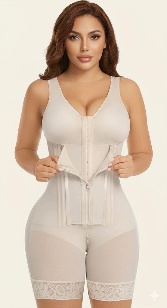 Overbust Fajas Colombianas Shapewear For Women Tummy Control Body Shaper Girdles Post Surgery Compression Garment