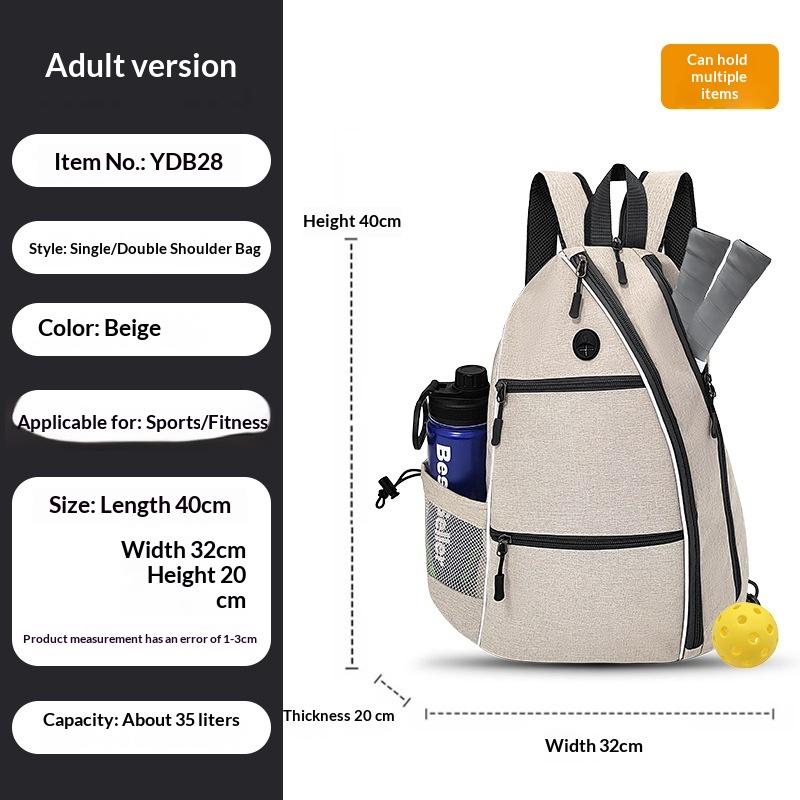 Large-capacity Pickleball Bag, Multi-functional Backpack