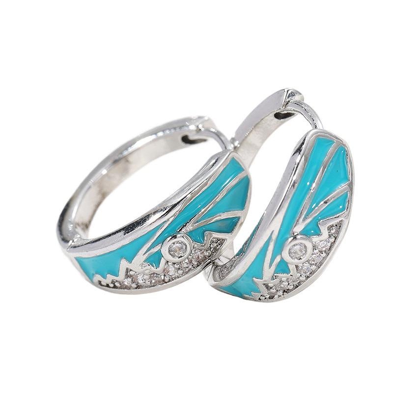 Chenyue Cross-Border Earrings Simple Stylish Bohemian Hoops